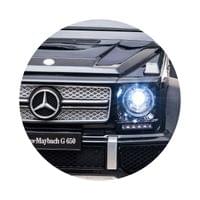 Eл. джип Maybach G650 черен EVA, кожена - 10