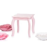 Комплект тоалетка и табуретка розови - 3