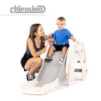 Детска пързалка 170 см. Слонче сива - 3