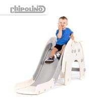 Детска пързалка 170 см. Слонче сива - 4