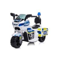 Електрически мотор Полиция бял - 1