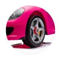 Ел. кола Porsche Carrera GT LUX розова - 5