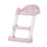 Тоалетна седалка със стълба Типи -розова - 1