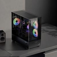 AeroCool кутия Case mATX - P300D Digi-G-BK-v1 - Digital... - 7