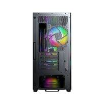 Montech кутия Case mATX - X5M (B) - 4 x 120 mm A-RGB, USB-C - 4