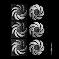 Gamdias Комплект вентилатори Fan Pack 3-in-1 3x120mm -... - 8