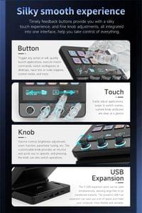 Ajazz стрийминг хъб/дек Streaming HUB AKP05E PRO Black - 12