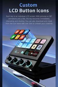 Ajazz стрийминг хъб/дек Streaming HUB AKP05E PRO Black - 13