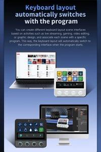 Ajazz стрийминг хъб/дек Streaming HUB AKP05E PRO Black - 15