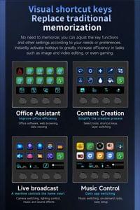 Ajazz стрийминг хъб/дек Streaming HUB AKP05E PRO Black - 16