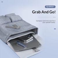 Orico хъб USB3.0/2.0 HUB 3 port TYPE C, Aluminum - AH-W13-GY - 9