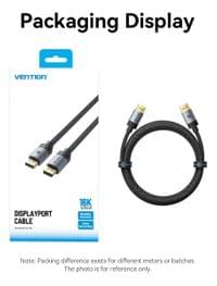 Vention Кабел Cable - Display Port v2.1 DP M / M Black... - 11