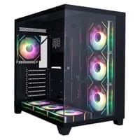 1stPlayer кутия Case ATX - MEGAVIEW MV8 Black - 7 x 120... - 1