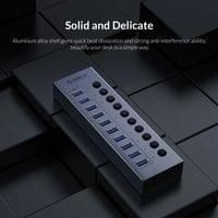 Orico хъб USB3.0 HUB 7 port with Power Adapter, On/Off... - 12 Orico хъб USB3.0 HUB 7 port with Power Adapter, On/Off... - 12
