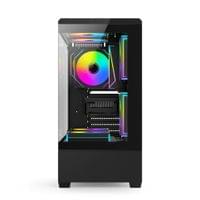 Aigo кутия Case ATX - C365 Black - 3 x 120 mm A-RGB fans... - 3 Aigo кутия Case ATX - C365 Black - 3 x 120 mm A-RGB fans... - 3