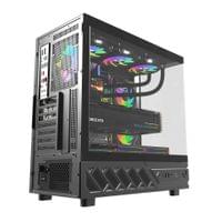 Darkflash кутия Case ATX - DS950 Black - 6 x 120 mm... - 7