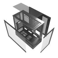 Darkflash кутия Case ATX - DS950 Black - 6 x 120 mm... - 23