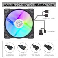 Gamemax вентилатор Fan 120mm - FN12A-S5 -... - 8