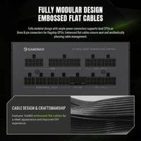 Gamemax захранване PSU ATX 3.1 1050W Gold, Full Modular - GX PRO 1050G - 7