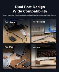 Orico хъб HUB USB-C 5 port - USB3.0 x 1, USB2.0 x 2,... - 8