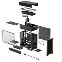 DeepCool Case ATX - CL6600 - Modular Split-Chamber, 360... - 11