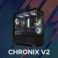 Zalman кутия Case ATX - Chronix BLACK V2 - 3 x 120 mm... - 12