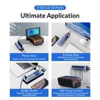 Orico хъб USB3.0 HUB 7 port with Power Adapter, On/Off... - 17
