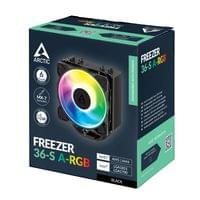 Arctic охладител Freezer 36-S A-RGB (Black) - LGA1851/AM5 - 8 Arctic охладител Freezer 36-S A-RGB (Black) - LGA1851/AM5 - 8