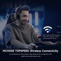 MCHOSE безжични геймърски слушалки Wireless Gaming... - 3
