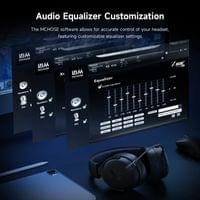 MCHOSE безжични геймърски слушалки Wireless Gaming... - 4