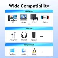 Vention външна звукова карта USB Sound card 1-Port 0.25M... - 7