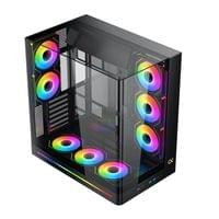 Xigmatek кутия Case E-ATX - PANO II - 8 ARGB Fans - 2