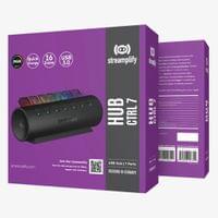 Streamplify стрийминг хъб/дек Streaming HUB CTRL 7 RGB - 7 x USB-A -... - 12