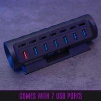 Streamplify стрийминг хъб/дек Streaming HUB CTRL 7 RGB - 7 x USB-A -... - 16
