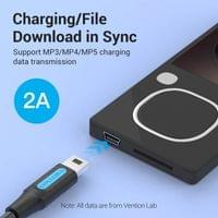 Vention Кабел USB 2.0 C M / Mini USB 5pin 0.5m - COWBD - 4