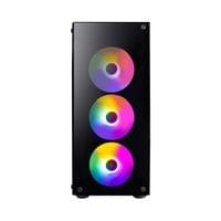 1stPlayer Кутия Case ATX - Fire Dancing V3-B RGB - 4 fans... - 2