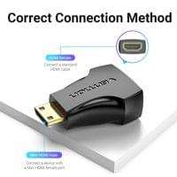 Vention Адаптер Adapter Mini HDMI M / HDMI F - AISB0 - 4