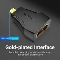 Vention Адаптер Adapter Micro HDMI M / HDMI F Black - AITB0 - 4