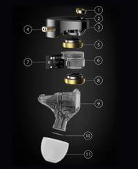 KZ професионални слушалки Hi-Fi In-Ear-Monitors - Castor... - 3 KZ професионални слушалки Hi-Fi In-Ear-Monitors - Castor... - 3