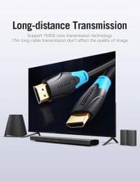 Vention Кабел HDMI v2.0 M / M 4K/60Hz Gold - 15M Black - AACBN - 5