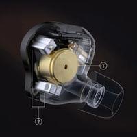 KZ професионални слушалки Hi-Fi In-Ear-Monitors - ZS10 PRO 2 Mic - 3 KZ професионални слушалки Hi-Fi In-Ear-Monitors - ZS10 PRO 2 Mic - 3