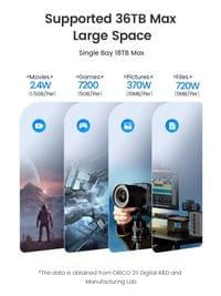 Orico докинг станция Storage - HDD/SSD Dock - 2 BAY Offline Clone... - 9