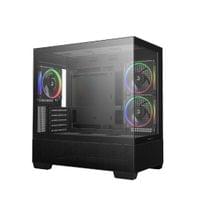 DeepCool кутия Case ATX - CG380 3F - 3 ARGB Fans, USB-C - 2