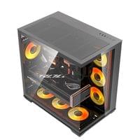 Darkflash кутия Case EATX - C280 Black - 7 ARGB fans - 4