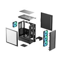 DeepCool Case ATX - CC550 4F - 4 ARGB Fans - 10