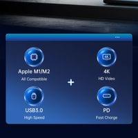 Orico докинг станция Docking Station Type-C - PW11-6P25R-GY-BP - HDMI,... - 16