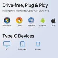 Orico докинг станция Docking Station Type-C - PW11-6P25R-GY-BP - HDMI,... - 17