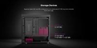 1stPlayer кутия Case ATX - AU8 Black - 4 x 140 mm A-RGB fans included,... - 11