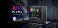 1stPlayer кутия Case ATX - AU8 Black - 4 x 140 mm A-RGB fans included,... - 12