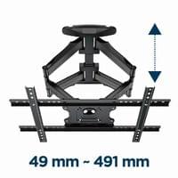 Gembird стенна стойка за телевизор TV Mount - WM-75ST-01... - 3